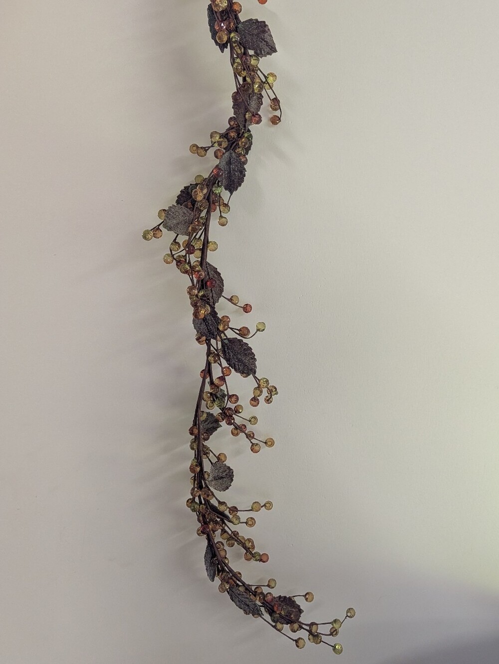 CRATE AND BARREL jewel beaded garland fall decor holiday - Picture 5 of 9